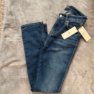 7 For All Mankind “Kimmie Straight” Jeans – Size 26 – Dark Wash